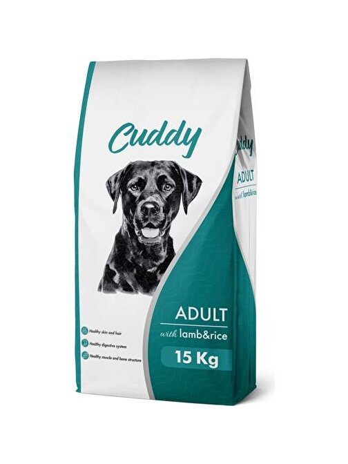 Cuddy Yetişkin Köpek Maması Kuzulu Pirinçli 15 Kg