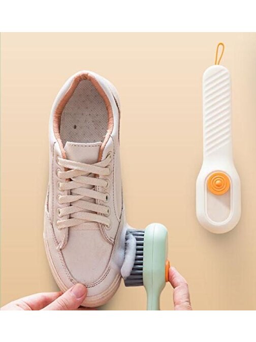 XMARKETTR Pratik Çok Amaçlı Hazneli Ayakkabı Temizlik Fırçası