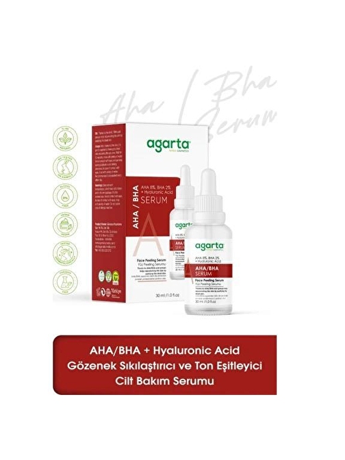 Agarta Yüz Serum Aha + Bha 30 ML