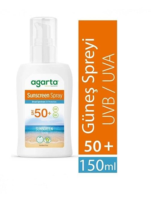 Agarta Güneş Losyonu Sprey Spf 50 Sunscream 150 ml