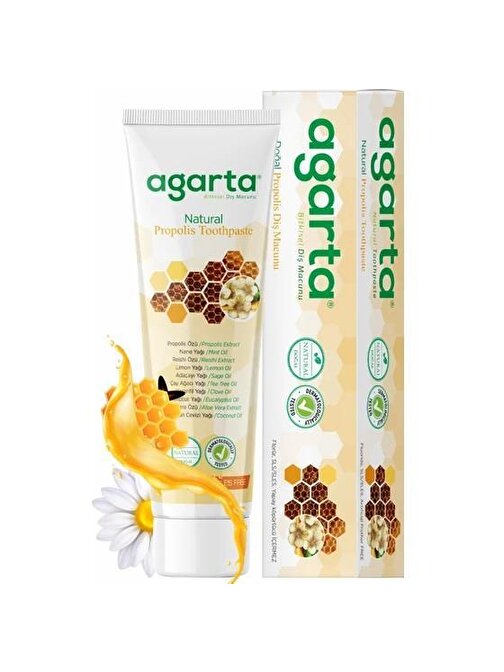 Agarta Diş Macunu Propolis Ballı 100 Ml