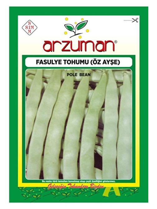 Arzuman 100 Adet Öz Ayşe Sırık Fasülye Tohumu