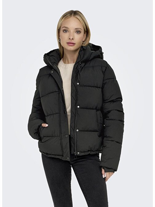 Only Siyah Kadın Mont ONLANN PREMIUM PUFFER JKT REGULAR O