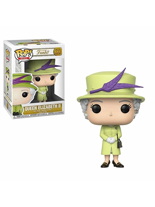 Funko Pop Royal W2 Queen Elizabeth II Çizgi Film Karakter Figürü