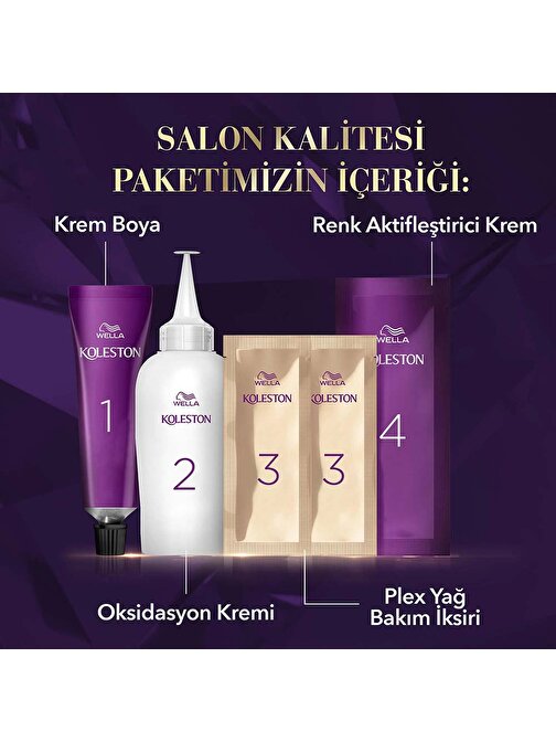 Wella Koleston Supreme Saç Boyası 7/3 Fındık Kabuğu