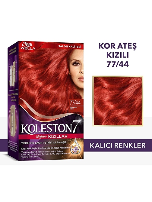 Wella Koleston Supreme Saç Boyası 77/44 Kor Ateş Kızılı