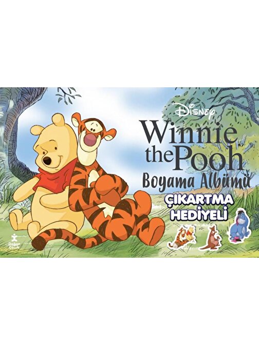 Disney Winnie The Pooh Çıkartma Hediyeli Boyama Albümü