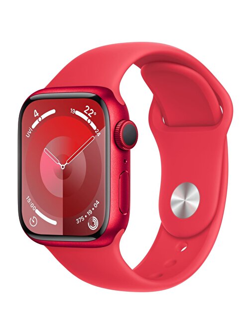Apple Watch Series  9 MRXH3TU/A Apple Uyumlu 41 mm Kırmızı Kordonlu Akıllı Saat Kırmızı