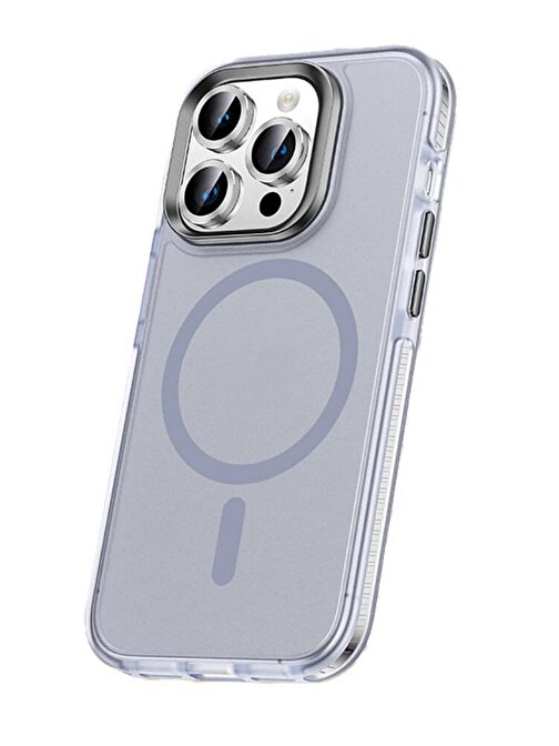 Musal iPhone 15 Pro Max Kılıf Airbagli Magsafe Wireless Şarj Özellikli Klaptika Kapak