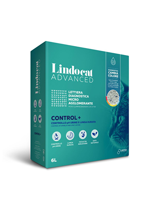 Lindocat Advanced Control + Hastalık Teşhis Eden Kedi Kumu 6 L