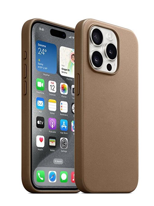 Musal iPhone 15 Pro Max Kılıf Mikro Fiber Optimal Kamera Çıkıntılı Kapak