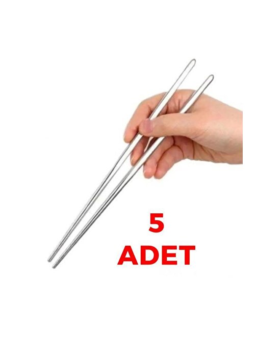 Nostaljik Lezzetler Metal Chopstick 5 Çift