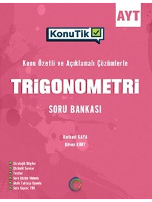 Ayt Trigonometri Konutik Soru Bankası Okyanus Yayınları