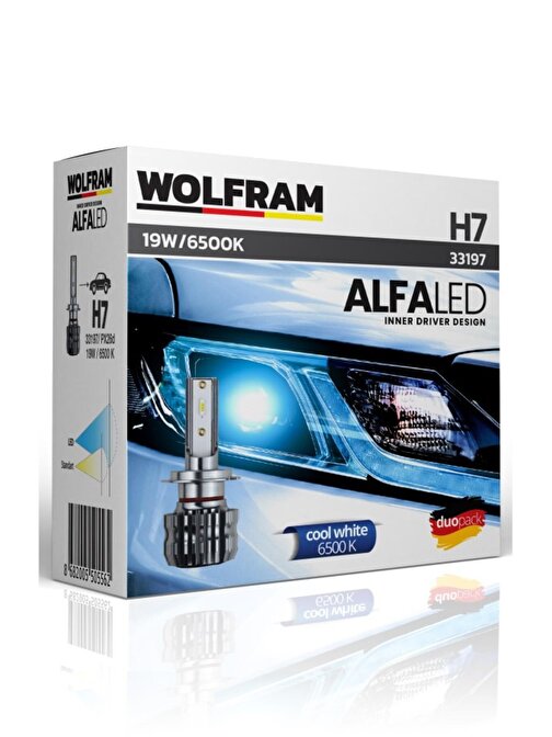 Wolfram Alfa H7 Led Far Ampul Takımı