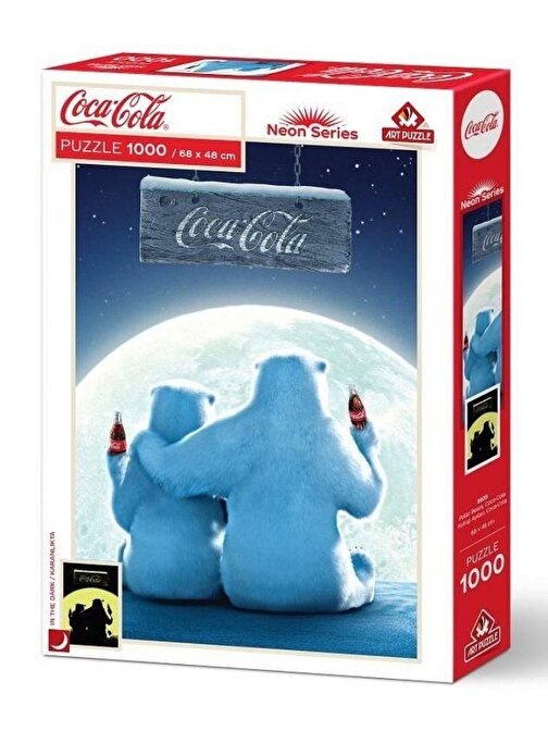 Art Puzzle Coca Games Cola Kutup Ayıları 1000 Parça Neon Puzzle