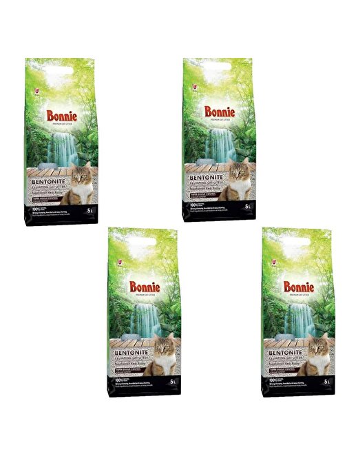 Bonnie Naturel Kedi Kumu 5 Lt*4 Adet