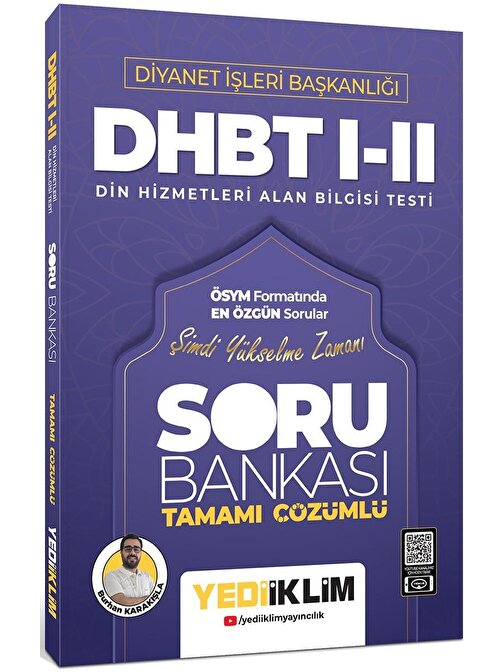 Yediiklim Yayınları Diyanet İşleri Başkanlığı Dhbt I-Iı Tamamı Çözümlü Soru Bankası