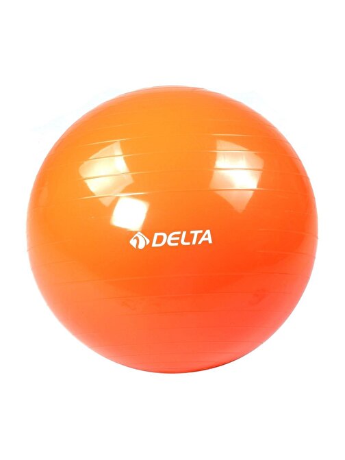 Delta 75 cm Dura-Strong Deluxe Turuncu Pilates Topu (Pompasız)