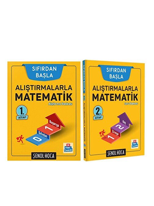 Şenol Hoca Alıştırmalarla Matematik 1 Ve 2 Seti 2 Kitap