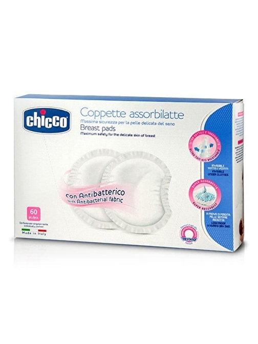 Chicco Alattasicura BPS İçermeyen Pamuklu Göğüs Pedi 60'lık