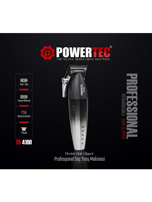 Powertec TR-4100 Saç Tıraş Makinası