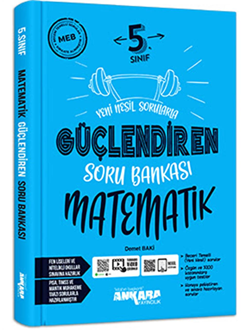 Ankara Yayıncılık 5.Sınıf Matematik Güçlendiren Soru Bankası