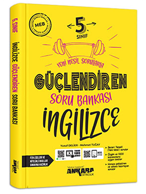 Ankara Yayıncılık 5.Sınıf Güçlendiren İngilizce Soru Bankası