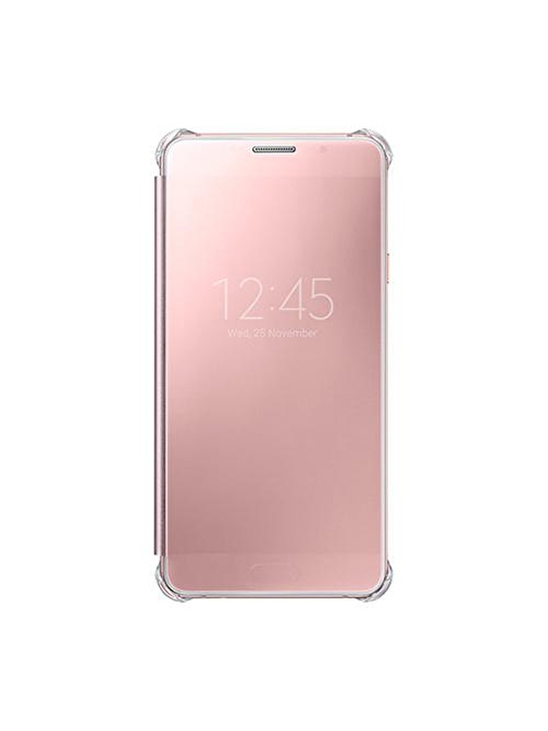 Samsung Samsung A710F Galaxy A7 (2016) Orjinal Clear View Cover Pembe EF-ZA710CZEGWW