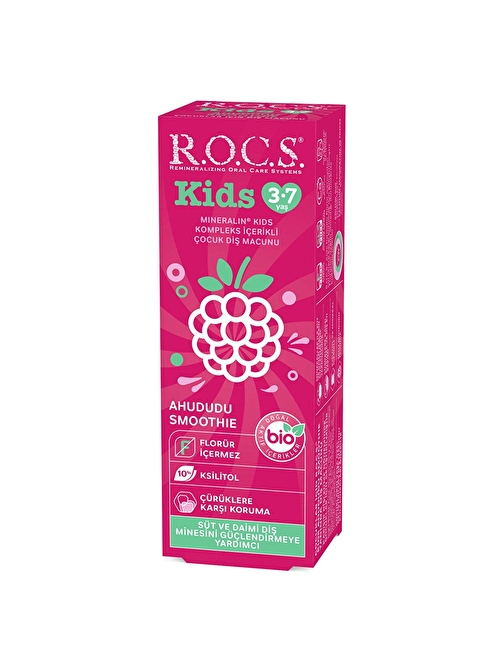 Rocs 3-7 Yaş Florürsüz Smoothie Bebek Diş Macunu 35 ml