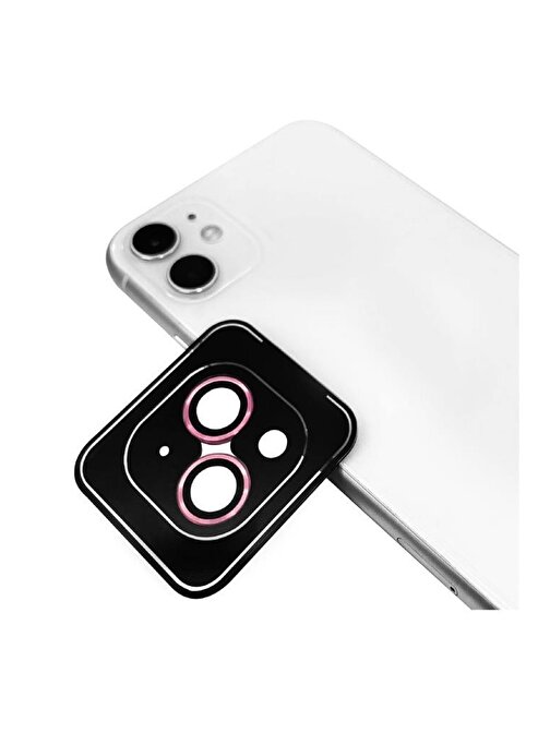 Musal Apple iPhone 15 Safir Kamera Lens Koruyucu Pembe