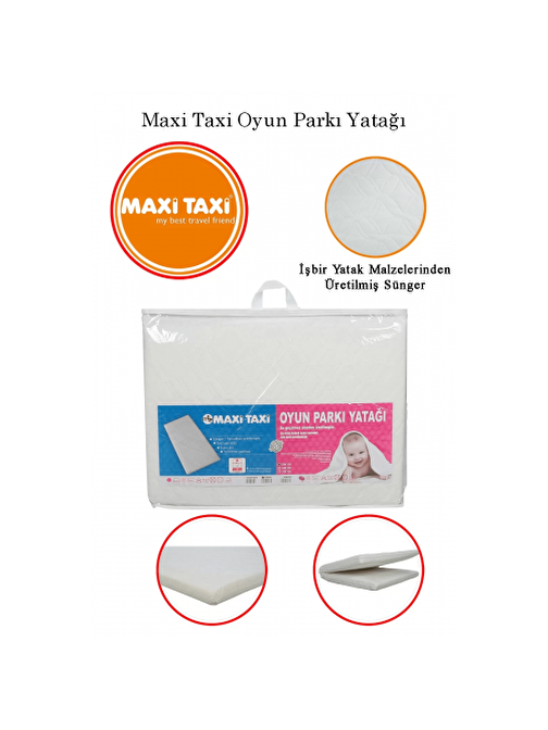 Maxi Taxi Bebek Oyun Parkı Yatağı 70x110 cm