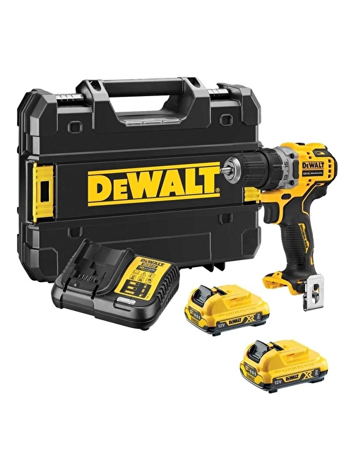 DEWALT ŞARJLI VİDALAMA MAKİNESİ COMPACT 12V 2AH KİT DCD701D2-QW