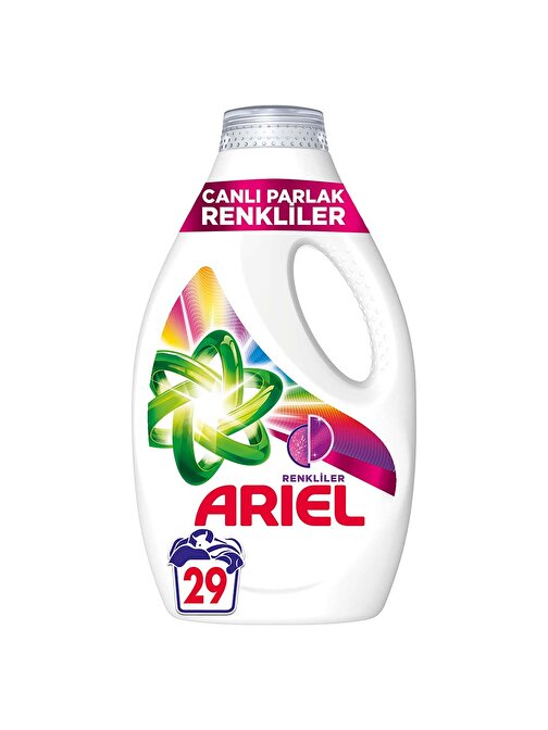 Ariel Canlı Parlak Renkliler Sıvı Çamaşır Deterjanı 29 Yıkama
