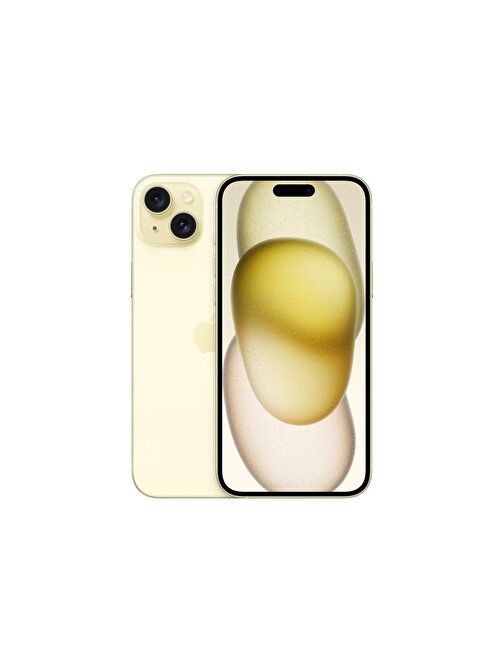 Apple iPhone 15 Plus 128 GB Hafıza 6 GB Ram 6.7 inç 48 MP Çift Hatlı iOS Akıllı Cep Telefonu Sarı