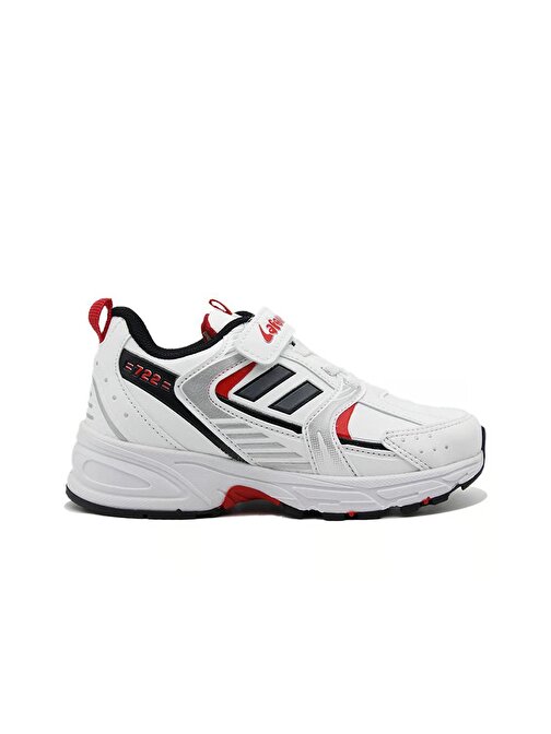 Lafonten Erkek Çocuk Cilt Beyaz Kırmızı Renk Günlük Spor Ayakkabı