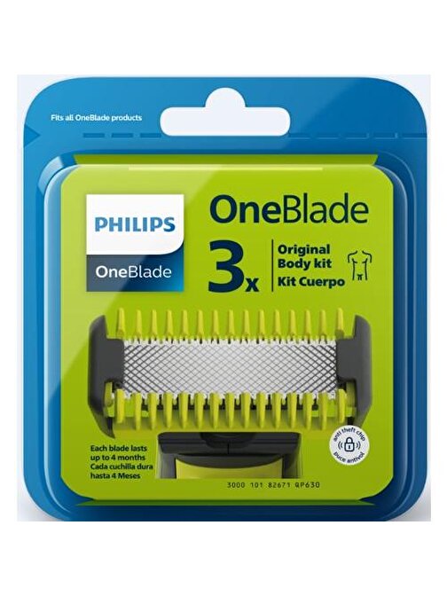 Philips QP630/51 Philips Oneblade Yüz ve Vücut Için Yedek Bıçak