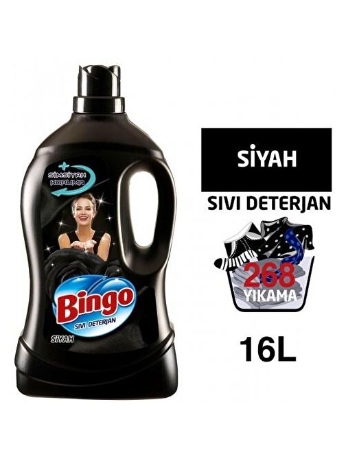 Bingo Sıvı Çamaşır Deterjanı Siyahlara Özel 4 lt x 4 Adet