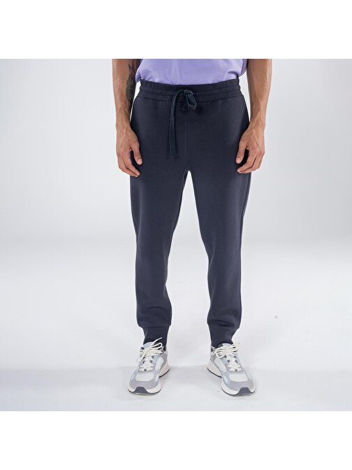 Agar Erkek Koyu Mavi Cepli Lastikli Jogger Pantalon Eşofman Altı | XL