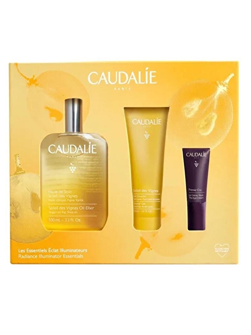 Caudalie Soleil Des Vignes Işıltı Verici Üçlü Set