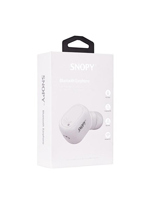 Snopy SN-BT155 Bluetooth Kulak Üstü Kulaklık Beyaz