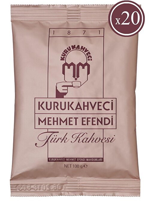 Mehmet Efendi Türk Kahvesi 100 gr x 20 Adet