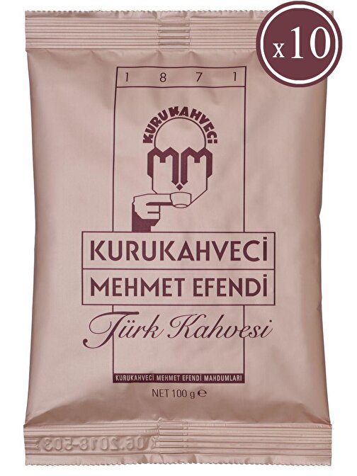 Mehmet Efendi Türk Kahvesi 100 gr x 10 Adet