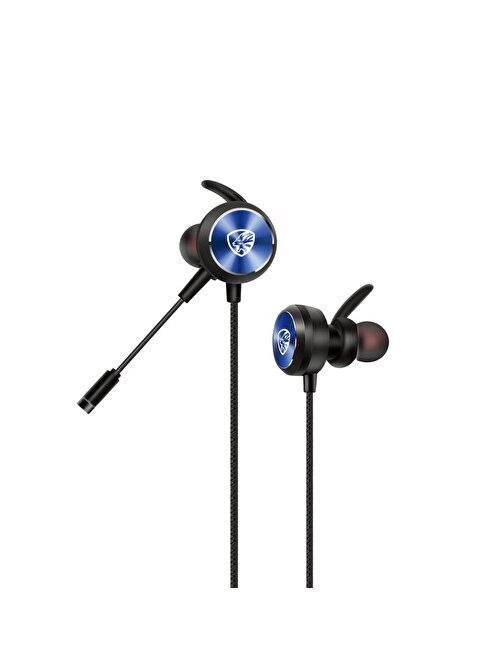 Hytech HY-GK3 Kablolu Mikrofonlu Kulak Üstü Kulaklık Mavi