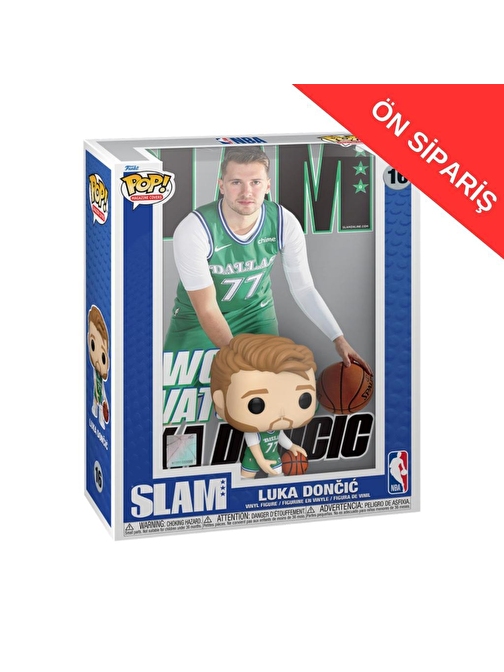 Funko Pop Cover NBA Slam - Luka Doncic Çizgi Film Karakter Figürü