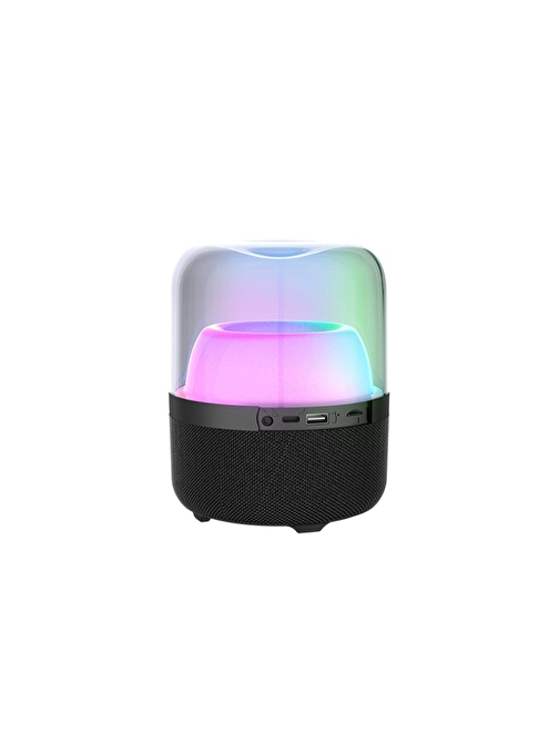 Lenovo RS19 Mini RGB Aydınlatmalı Bluetooth Stereo 10W Taşınabilir 5.3 Bluetooth Hoparlör Siyah