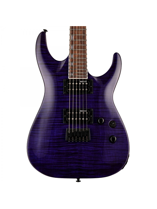 ESP LTD H-200 FM See Thru Purple Elektro Gitar