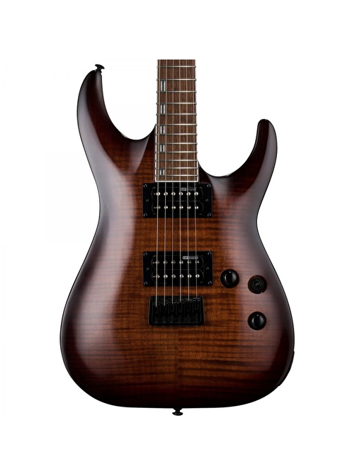 ESP LTD H-200FM Dark Brown Sunburst Elektro Gitar