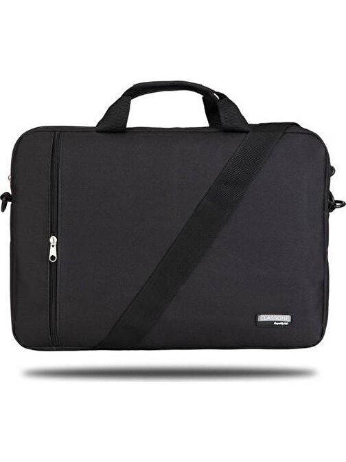 Classone Eko Serisi BND200 15.6 inç Polyester Bölmeli Notebook El Çantası Siyah