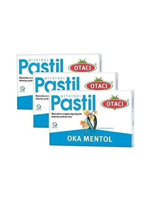 OTACI PASTİL OKA MENTOL X 3ADET