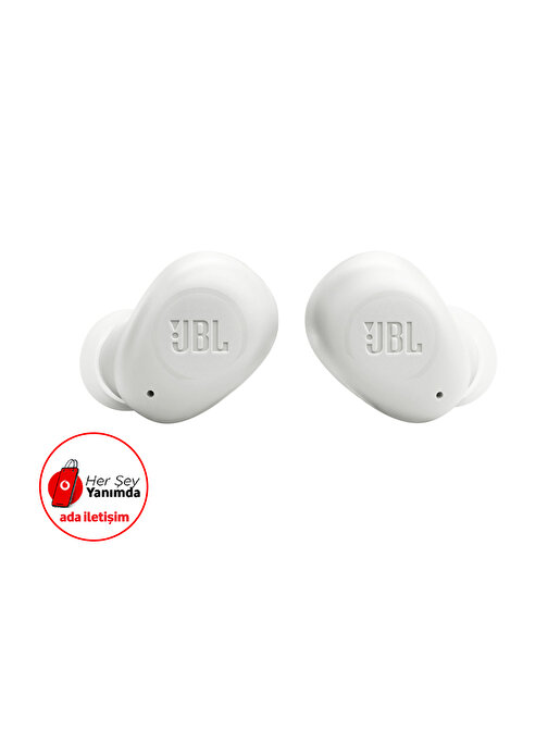 Jbl Wave Buds Kablosuz Silikonlu Kulak İçi Bluetooth Kulaklık Beyaz